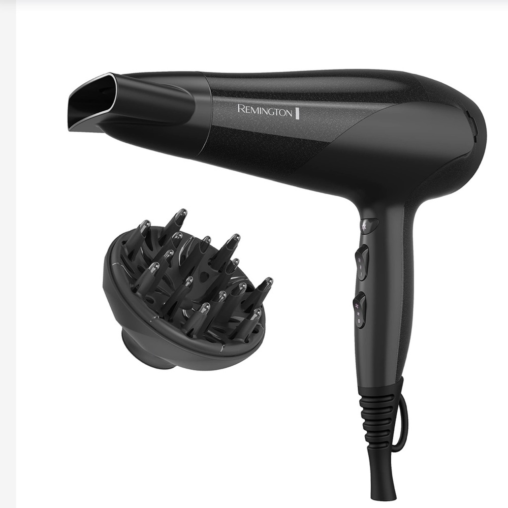 Remington Damage Protection Blowdryer 1875 Watt BLACK 3pc Set